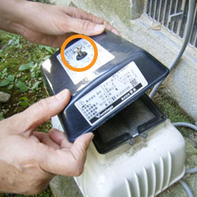 浄化槽ブロアーのメンテナンス