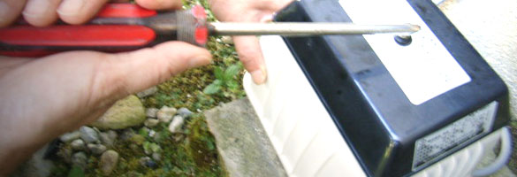 ブロアーのメンテナンス(ネジ式タイプ)