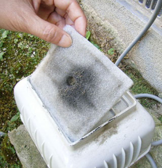 ブロアーのメンテナンス(ネジ式タイプ)