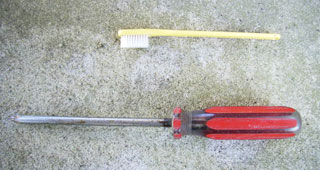 ブロアーのメンテナンス(ネジ式タイプ)