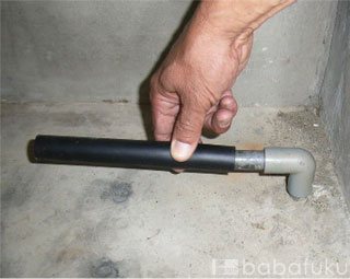 ブロアー取り付け方(直管)