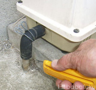 ブロアー取り付け方(L字管)