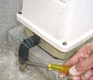 ブロアー取り付け方(L字管)