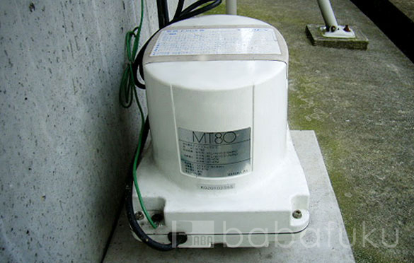 浄化槽ブロアー フジクリーンMT-80 詳細図