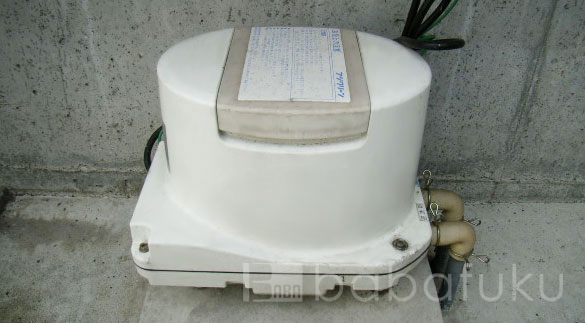 浄化槽ブロアー フジクリーンMT-80 詳細図