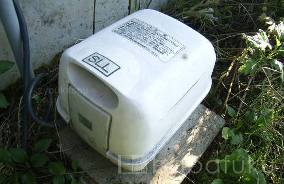 浄化槽ブロアー 前澤(世晃産業)SLL-30~60 詳細図 浄化槽ブロアー 前澤(世晃産業)SLL-30~60 詳細図