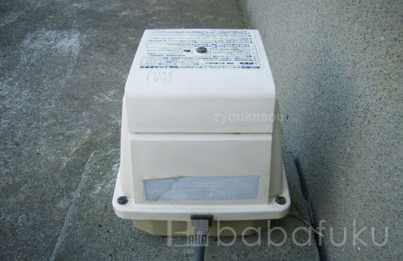 浄化槽ブロアー ニッコー(クボタ)LA-28B~35B 詳細図 浄化槽ブロアー ニッコー(クボタ)LA-28B~35B 詳細図