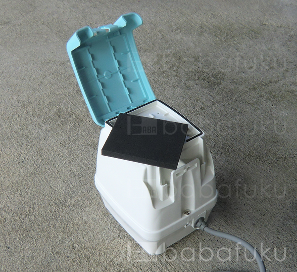 浄化槽ブロアー 日東工器LAX60 (旧タイプ) 詳細図