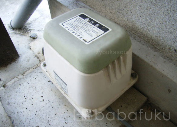 浄化槽ブロアー テクノ高槻THP30～60(旧タイプ)  詳細図