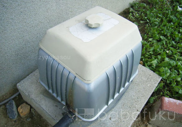 浄化槽ブロアー 安永LP30～60(旧タイプつまみ式) 詳細図