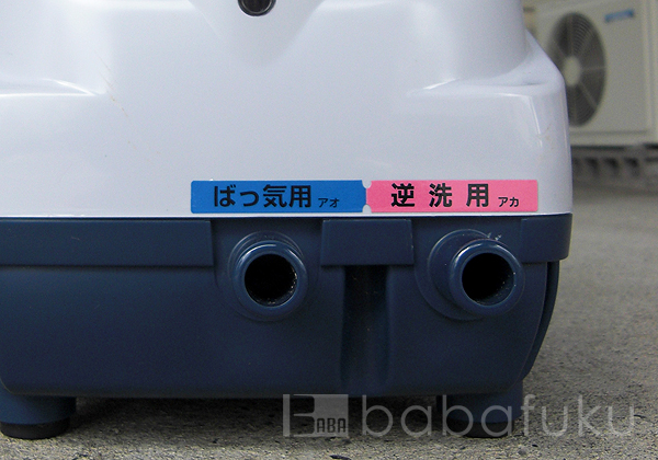 浄化槽ブロアー テクノ高槻(ニッコー・日立)CP(左) 
 (旧タイプ) 詳細図