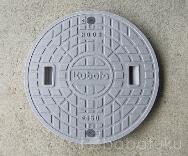 旧クボタ蓋グレー(直径49.5cm耐荷重500kg) 詳細図