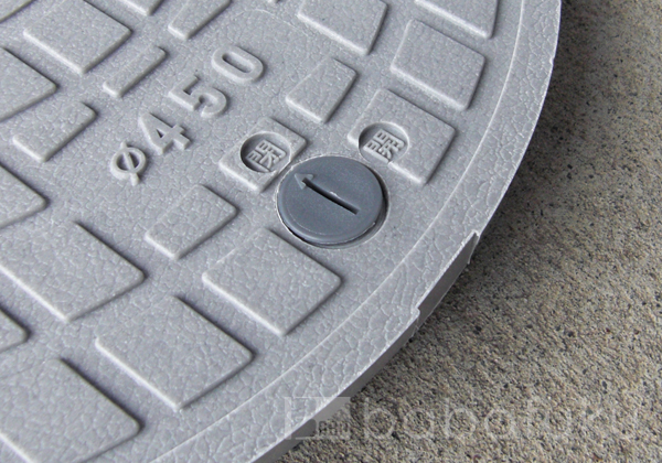 旧クボタ蓋グレー(直径49.5cm耐荷重500kg) 詳細図