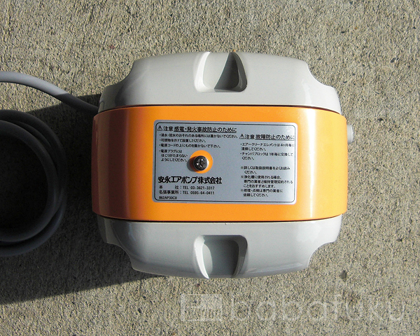 ブロアー 安永AP-120F詳細図 ブロアー 安永AP-120F詳細図