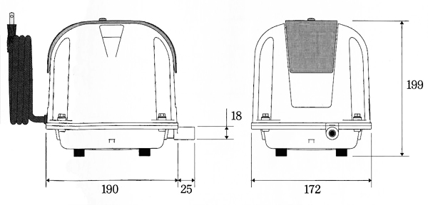 ブロアー 安永AP-30 詳細図