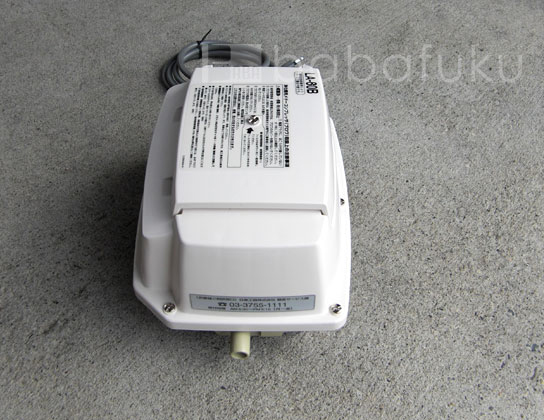 ブロアー 日東工器(クボタ)LA-80E 詳細図