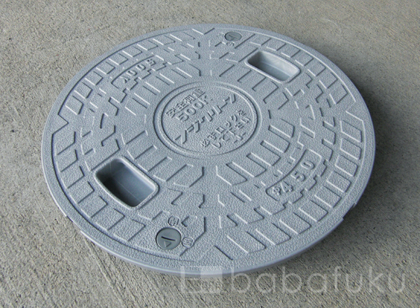 フジクリーン蓋(直径49.5cm耐荷重500kg) 詳細図 フジクリーン蓋(直径49.5cm耐荷重500kg) 詳細図