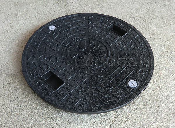 フジクリーン蓋ブラック(直径50.0cm耐荷重500kg) 詳細図