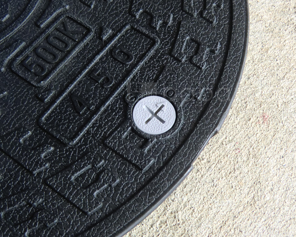 フジクリーン蓋ブラック(直径50.0cm耐荷重500kg) 詳細図