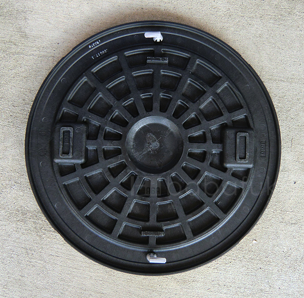 フジクリーン蓋ブラック(直径65.0cm耐荷重500kg) 詳細図