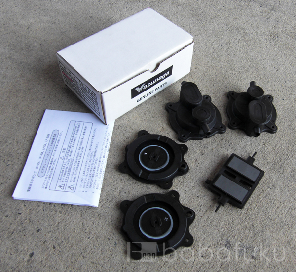 ブロアー安永ダイヤフラム式補修部品/LP30A・40A・60AN(ロッド付き) 詳細図 ブロアー安永ダイヤフラム式補修部品/LP30A・40A・60AN(ロッド付き) 詳細図