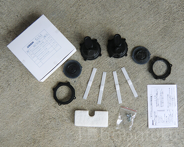 セコー(世晃)ダイヤフラム式補修部品/EL80D・80R 詳細図